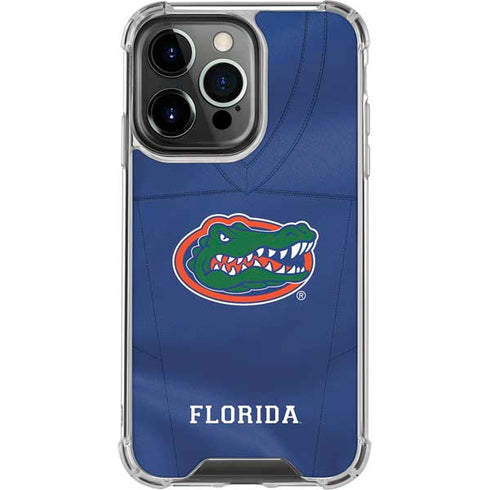 University of Florida Blue Jersey iPhone 14 Pro Clear Case